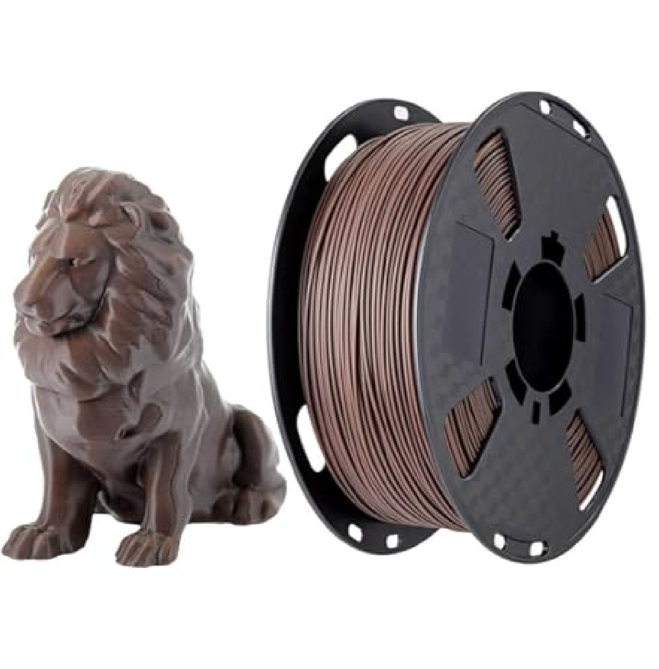 Premium HS PLA+ MOCHA BROWN Filament 1.75mm